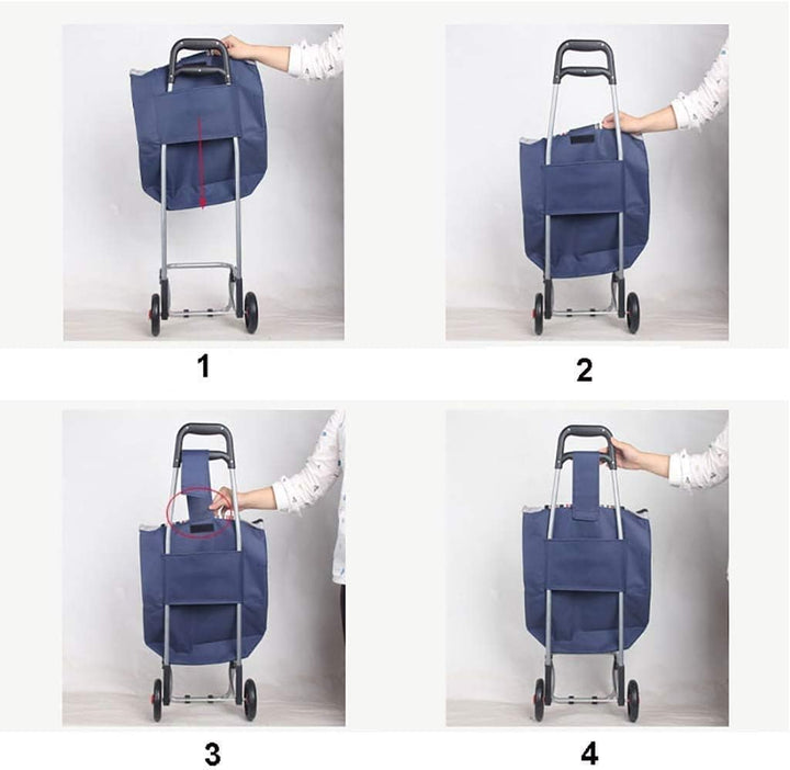 Faltbare Einkaufstasche Warenkorb Ersatztasche Warenkorb 45L Tasche mit Reissverschlusstasche Ersatz