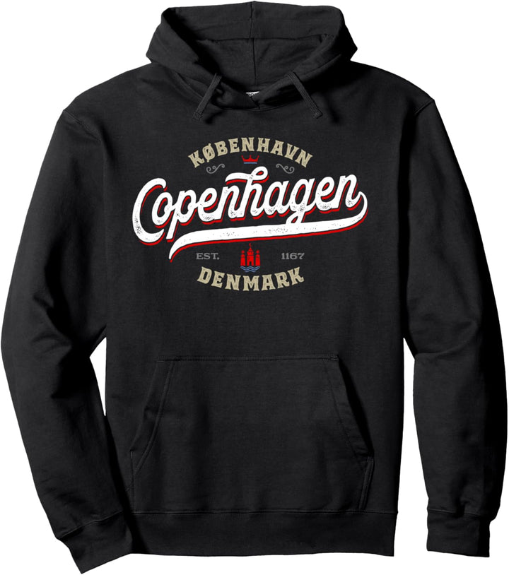 Copenhagen Denmark - Vintage Kopenhagen Dänemark Pullover Hoodie