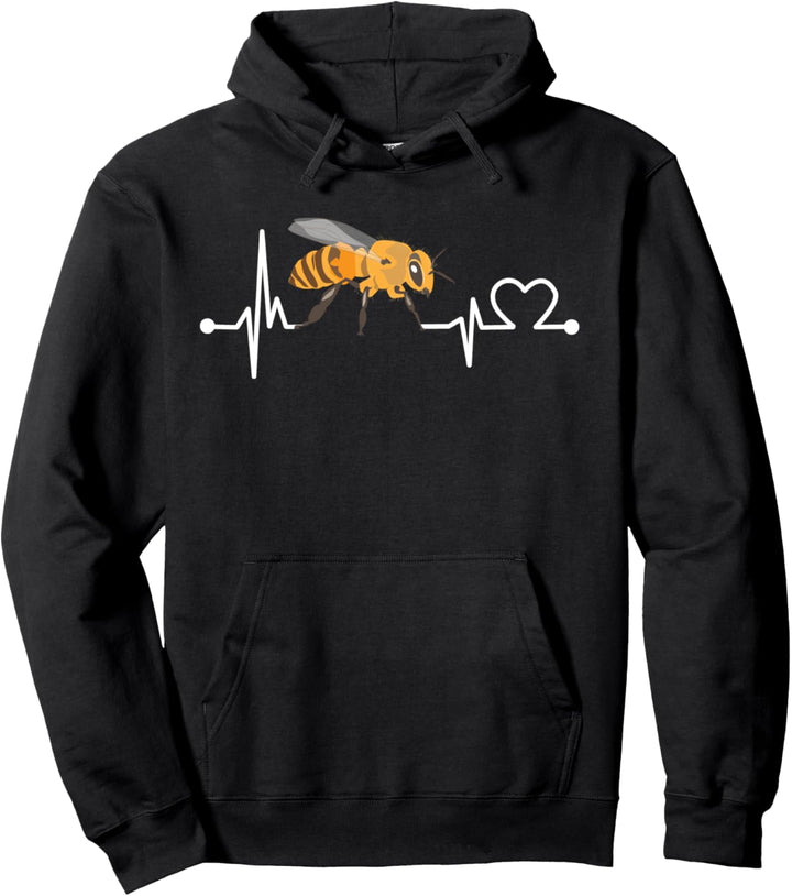 Biene Herzschlag Hemd Lustig Bienenzucht/Imker Geschenk Pullover Hoodie