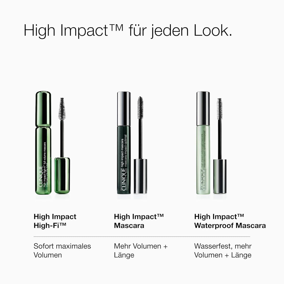 High Impact Mascara Waterproof 01-Black 8 Ml Schwarz 8 ml (1er Pack), Schwarz 8 ml (1er Pack)