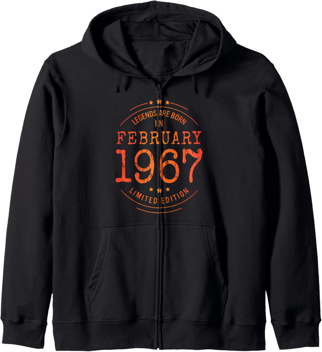Geburtstag Februar 1967 Limited Geschenk Edition Vintage Kapuzenjacke