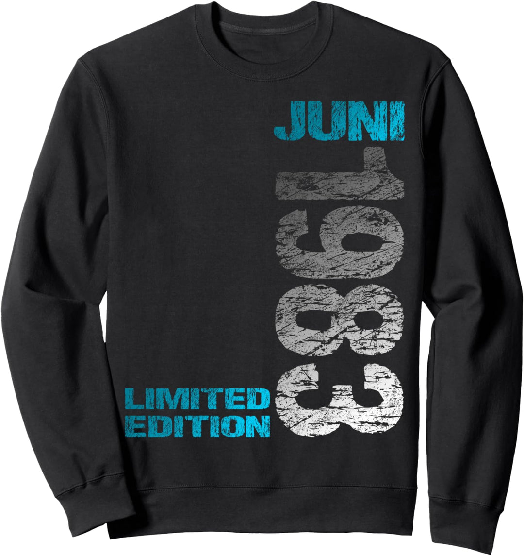 Juni 1983 Mann Frau 41. Geburtstag Limited Edition 41 Sweatshirt