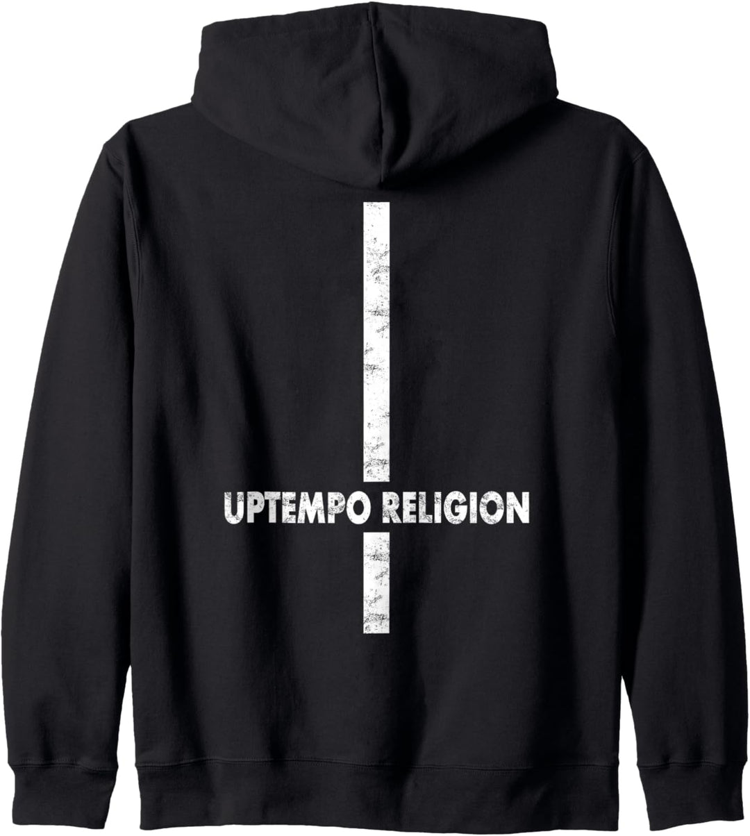 Uptempo umgedrehtes Kreuz Speedcore Gabber Festival Kapuzenjacke