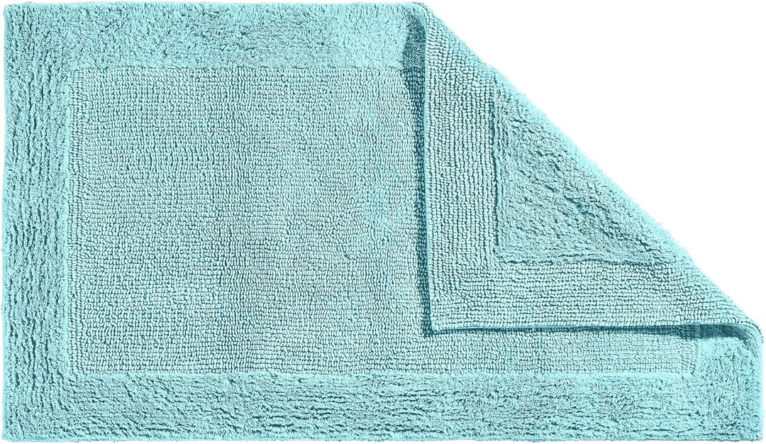 Erwin Müller Badematte, Badteppich Uni Serie Stuttgart türkis Grösse 80x150 cm - extra dick, hohe Sa