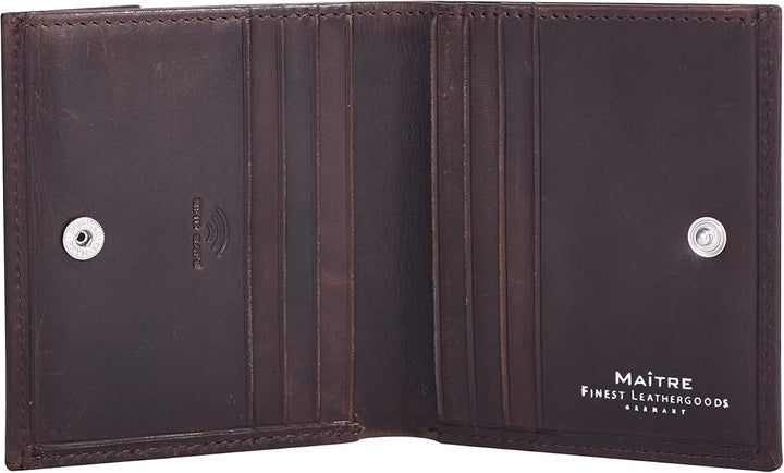 Maitre - birkheim Gerfried Billfold SH4F Dunkelbraun
