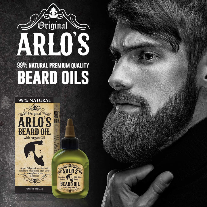 Arlo's Pro Growth Castor Bart Öl, 75 ml
