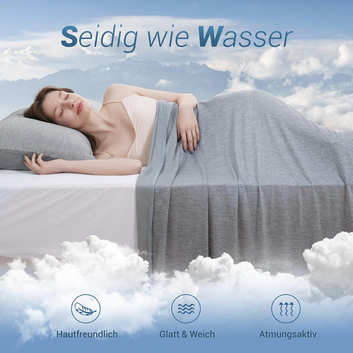 Elegear Kühldecke 150 x 200cm, Japanische Arc-Chill 3.0 Q-Max>0,5 Kühlfasern Selbstkühlende Sommerde