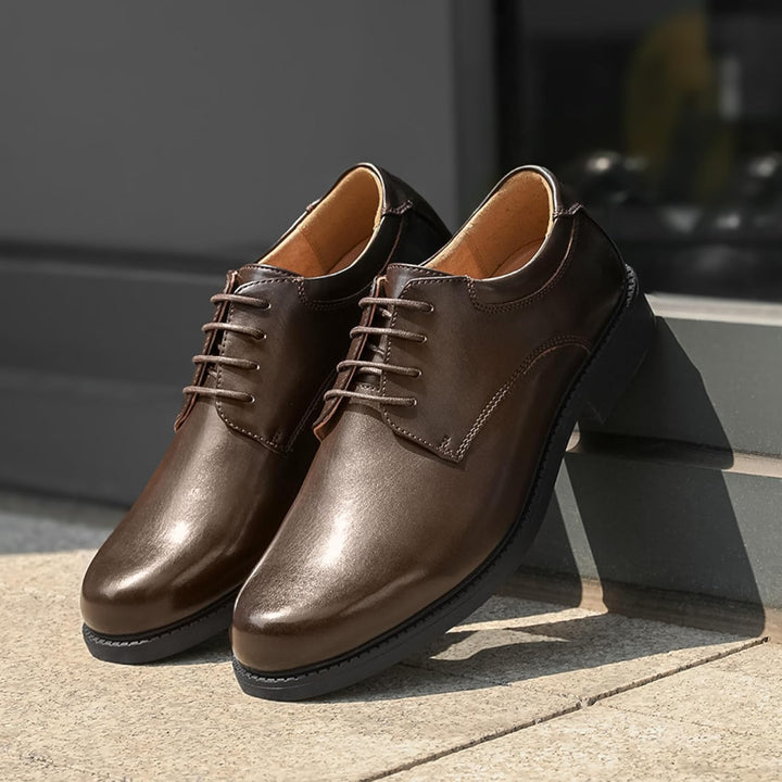 Bruno Marc Herren Business Schuhe Derby Schnürhalbschuhe Anzugschuhe, 39.5 EU Dunkelbraun