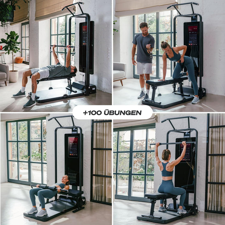 Sportstech Hantelbank verstellbar, Multifunktion Training Fitnessbank, kompatibel mit sGym Pro, 220