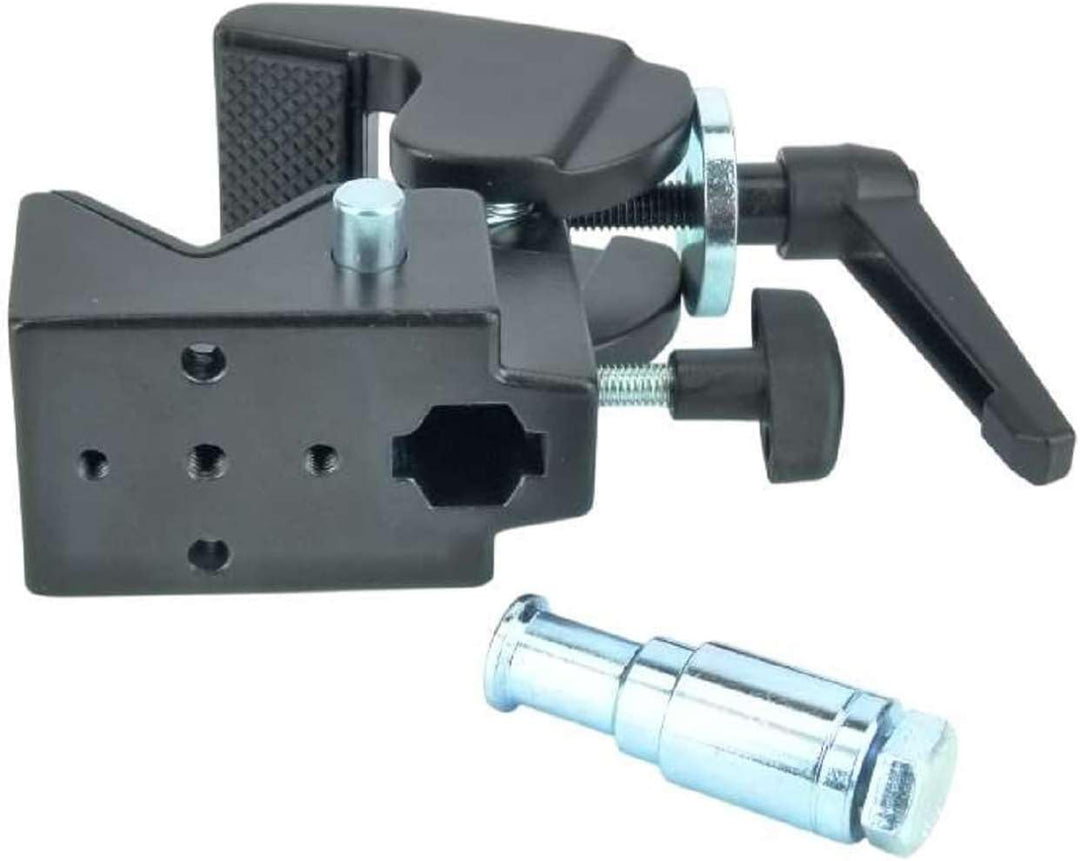 10 x Eurolite TH-2SC QUICK-LOCK Scheinwerfer Haken Super Clamp schwarz incl. Zapfen für 13-55 mm Roh
