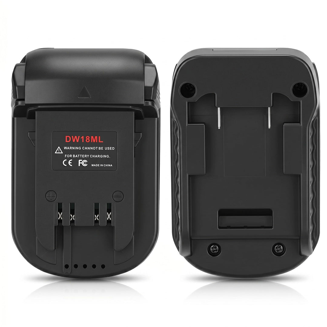 DW18ML Batterie Adapter Konverter Ersatz, 18V Lithium Batterie Adapter, DW18ML 18V auf 18V Adapter f