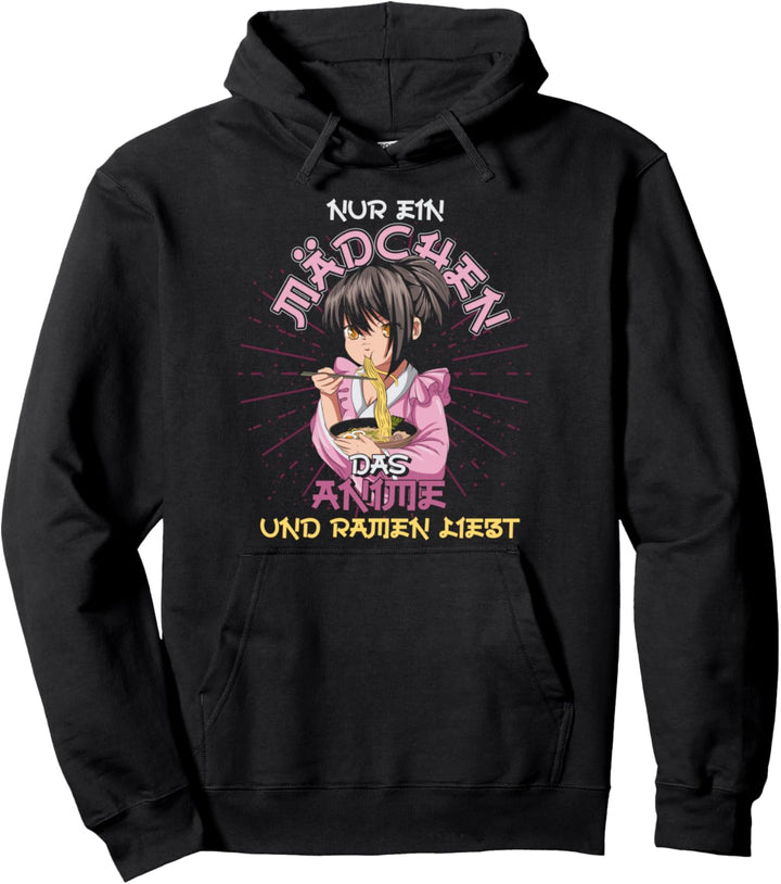 Japanische Nudelsuppe Manga Otaku Kawaii Anime Ramen Mädchen Pullover Hoodie