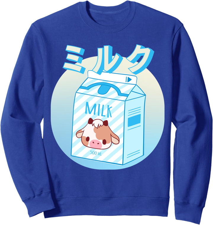 Milk Shake Cartoon Pastel Japan Retro 90s Sweatshirt