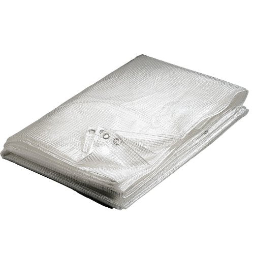 Provence Outillage-Abdeckplane, 160 g/qm, 4 x 6 m, transparent, 2892