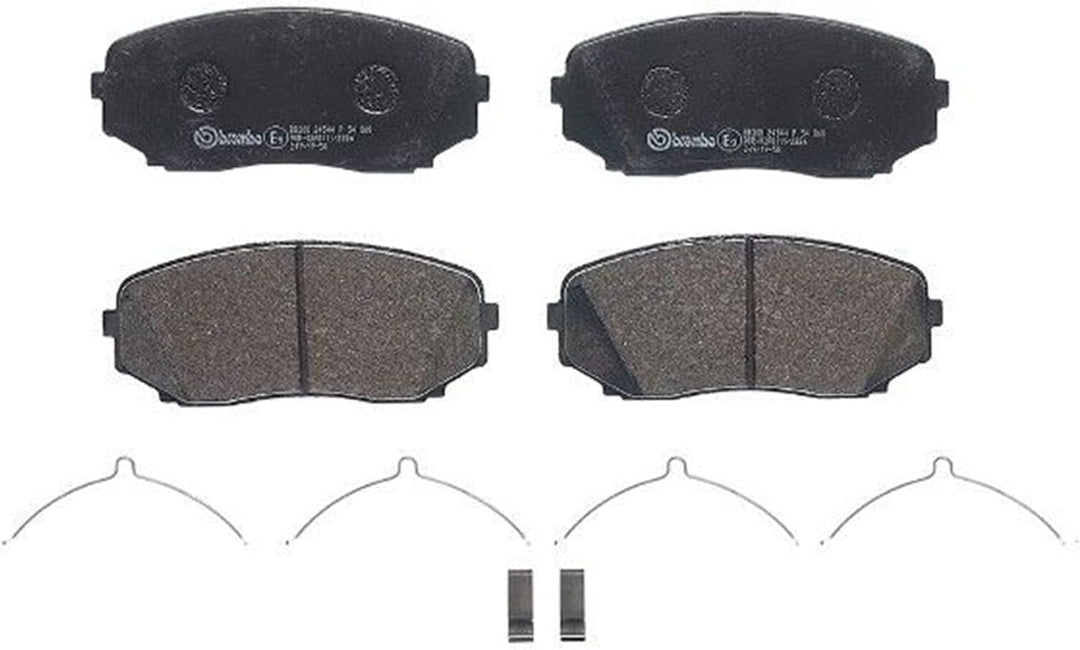 Bremsbeläge Vorne von Brembo mit Zubehör (P 54 060) Bremsbelagsatz Bremsanlage Scheibenbremsbelagsat