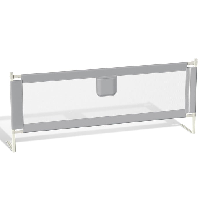Ikodm 2X 200cm Bettgitter für Kinder, Bettschutzgitter Höhenverstellbar von 64-96cm, Rausfallschutz