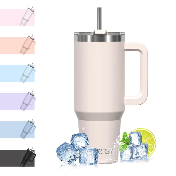 WATERSY 40oz Kaffeebecher to Go Thermobecher Doppelwandiger Edelstahl Vakuum Auslaufsicher Trinkbech