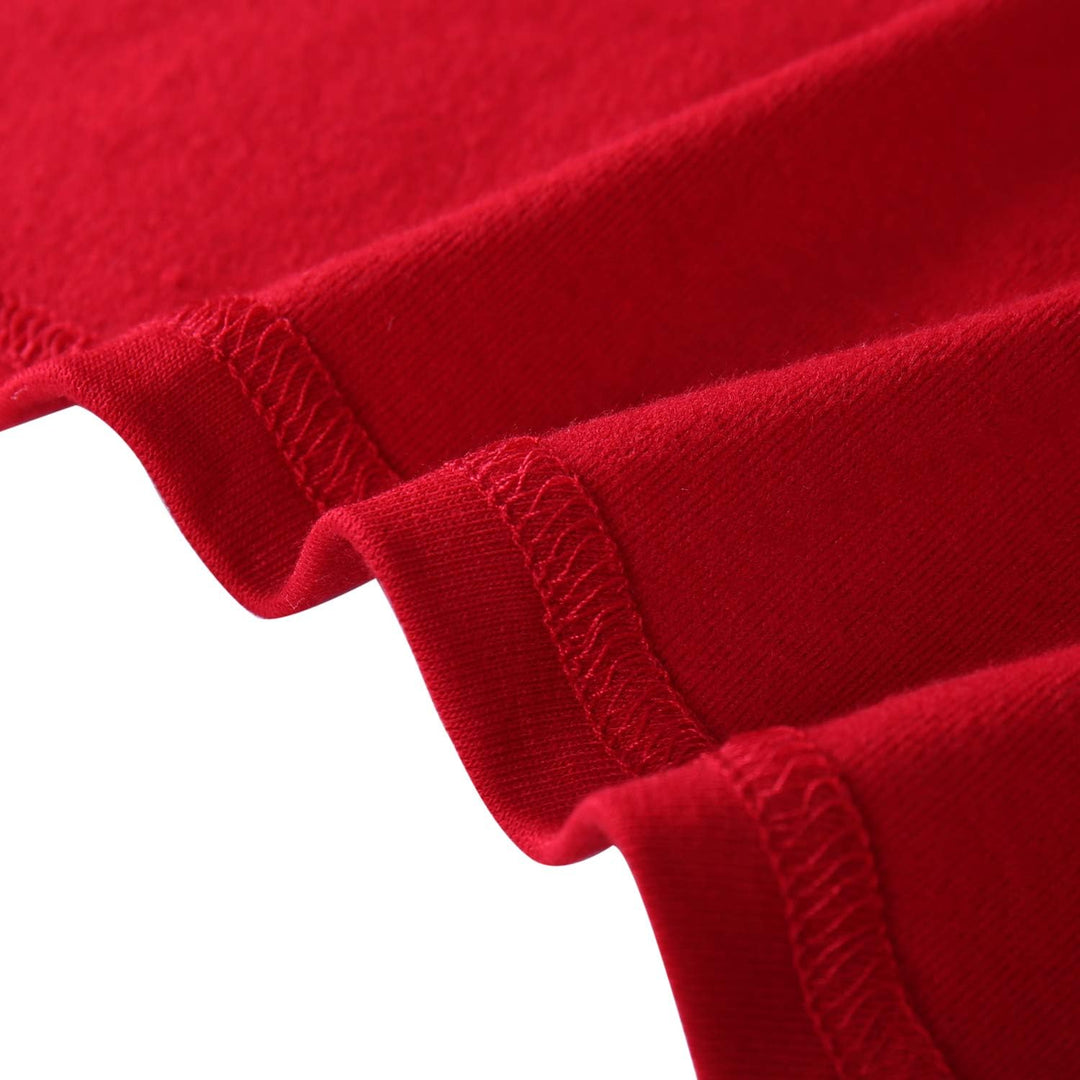 Amrto Damen Tunika Tops Turtleneck Langarm Shirts Bluse Hemd Pullover Mit Taschen XXL #2-rot, XXL #2