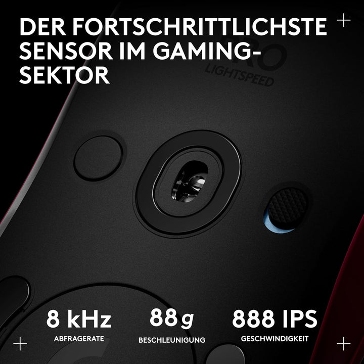 Logitech G PRO 2 LIGHTSPEED kabellose Gaming-Maus für Rechts- oder Linkshänder, mit bis zu 4 anpassb