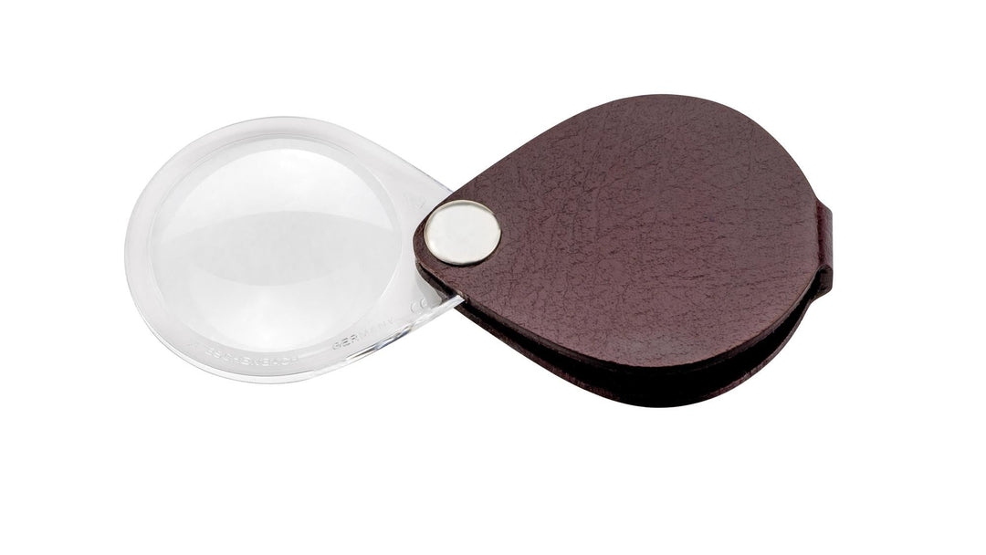 Eschenbach Einschlaglupe Classic 30mm Burgunderrot burgunderrot 30 mm 6,0 x Vergrösserung, burgunder