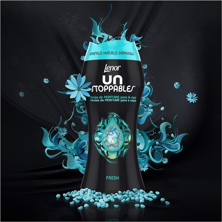 Lenor Unstoppables Fresh Perlen Duftantrieb - 6 x 210 g Zitrus Flüssigkeit 210 g (6er Pack), 210 g (