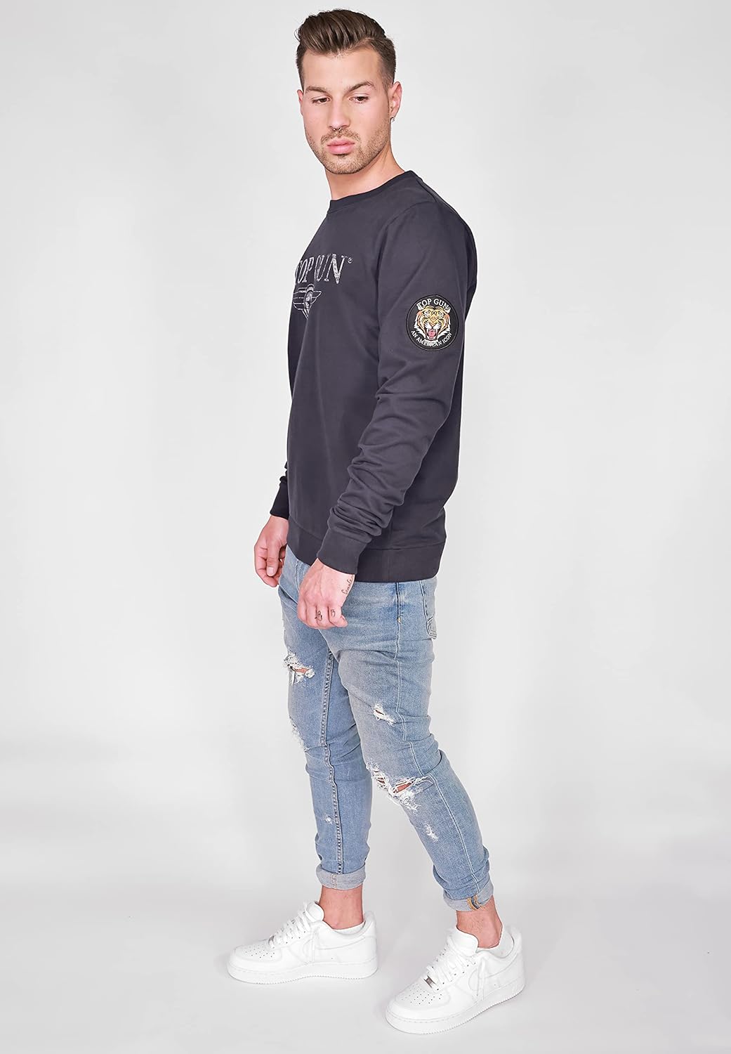 Top Gun Herren Sweater Tg20213005 Navy,3XL