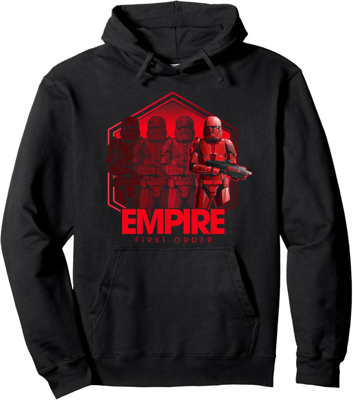 Star Wars: The Rise Of Skywalker Empire First Order Red Sith Pullover Hoodie