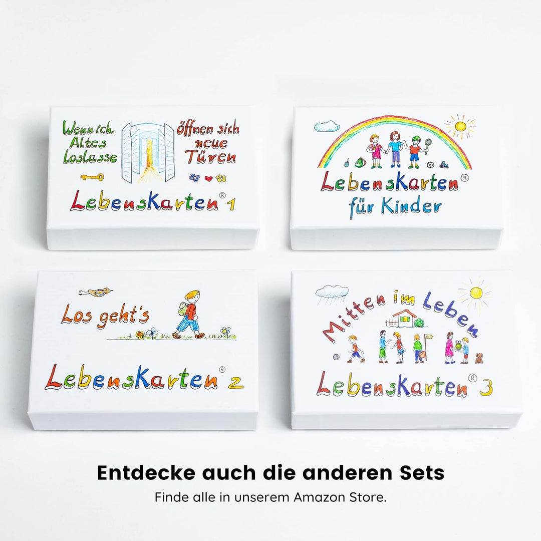 Lebenskarten 1 Therapiebox - "Das Original" – 88 Karten für Coaching, Beratung und
