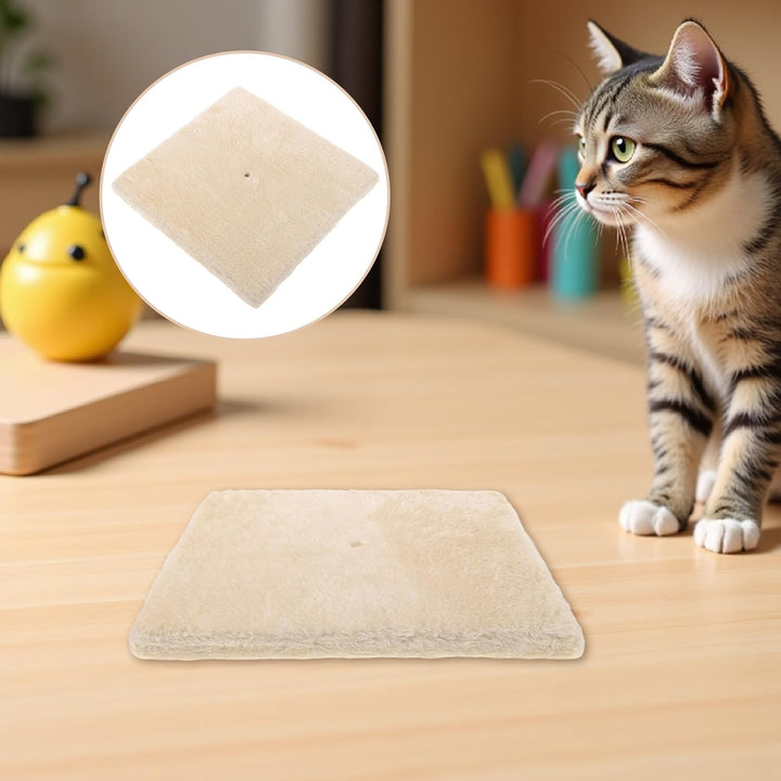 Kisangel Cat Tree Replacement Base Stabile Langlebige Kratzbrett-Basis aus Plüsch Holzwerkstoff Extr