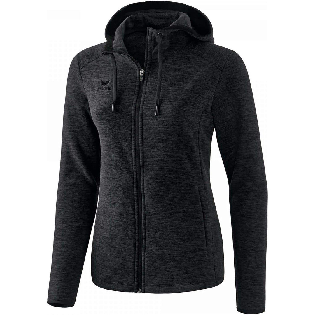 Erima Damen Basic Stepp-/Strickjacke mit Kapuze 42, 42