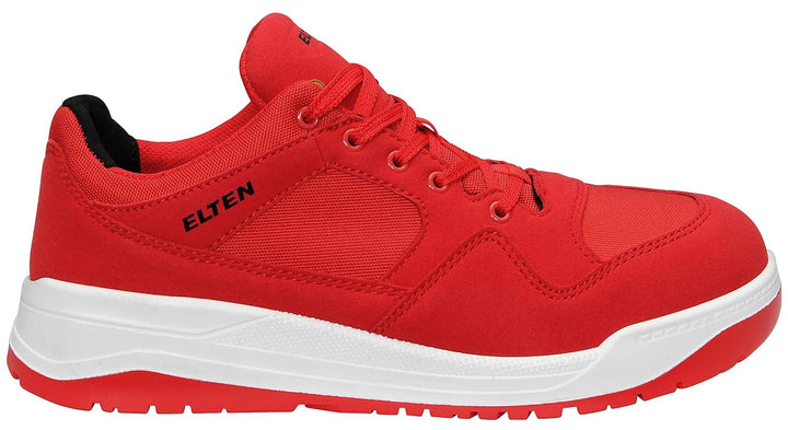 ELTEN Sicherheitsschuhe MAVERICK red Low ESD S3, Damen und Herren, Textil, Stahlkappe, leicht, sport