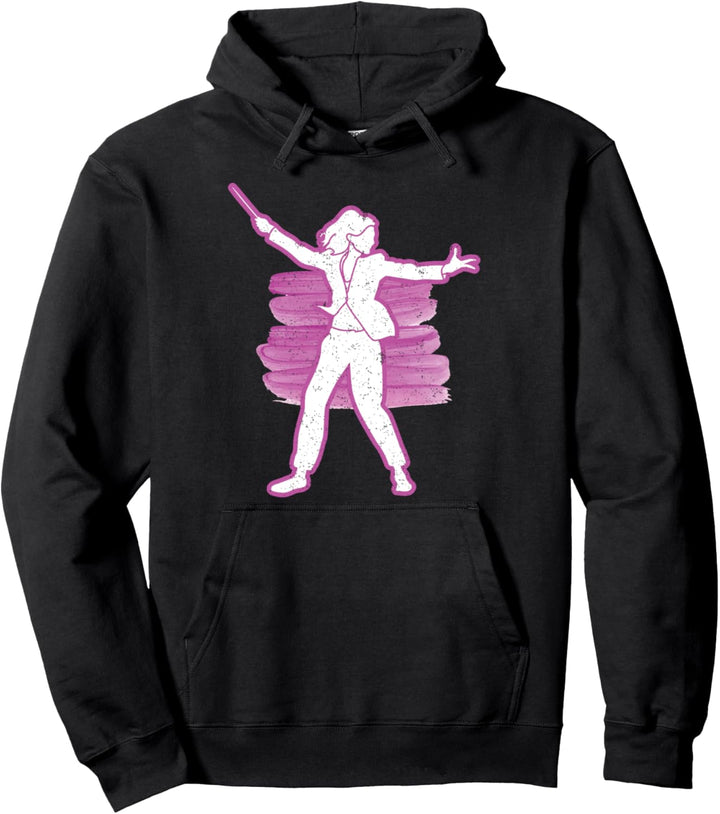 Frau Mädchen Dirigent Dirigieren Orchester Chor Geschenk Pullover Hoodie