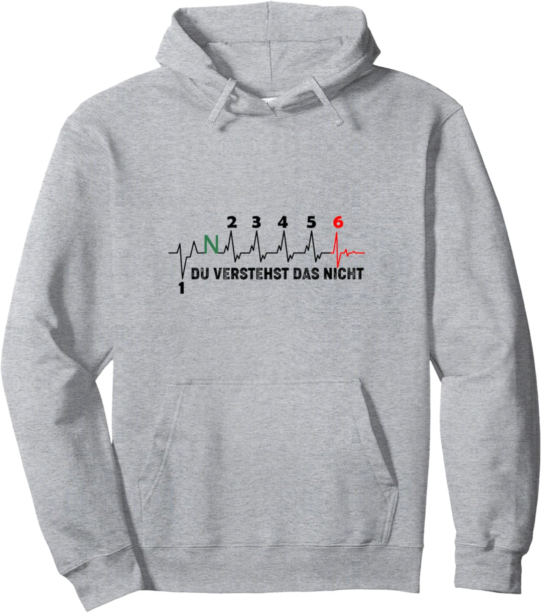 Du Verstehst Das Nicht Biker Motorrad Gangschaltung Auto Tun Pullover Hoodie