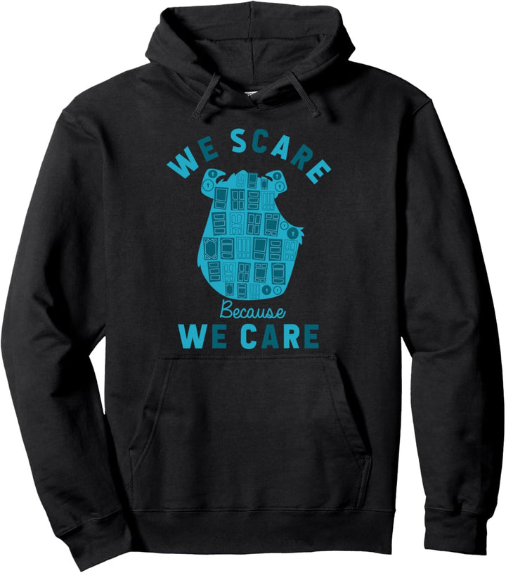 Disney Pixar Monsters Inc. Sully Because We Care Text Pullover Hoodie
