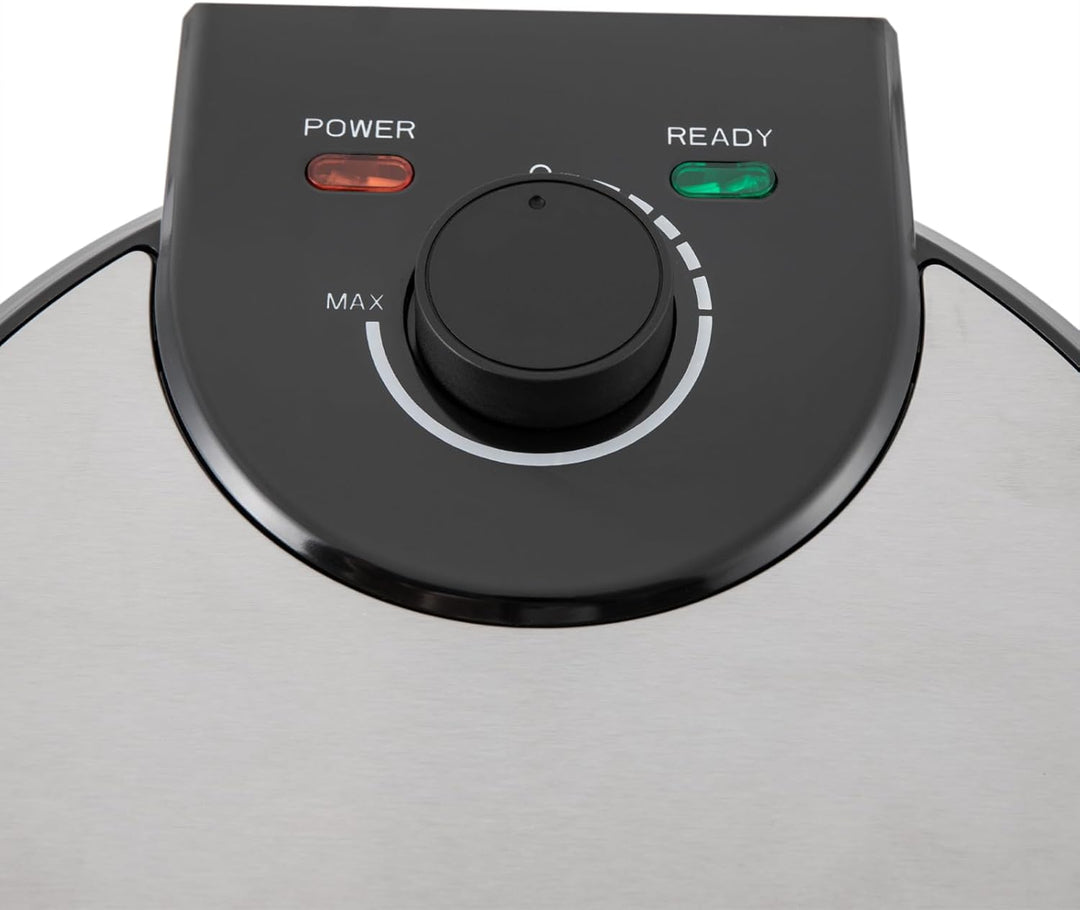 Crepes Maker 1200W Elektrischer Pancake Maker Roti Maker, Antihaftbeschichtung, Doppelseitige Heizun