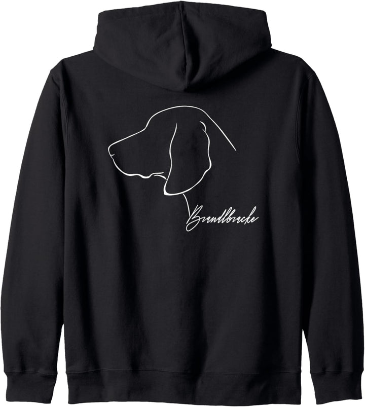 Brandlbracke Profil Jagdhund Hunderasse Jäger Hund Hunde Kapuzenjacke