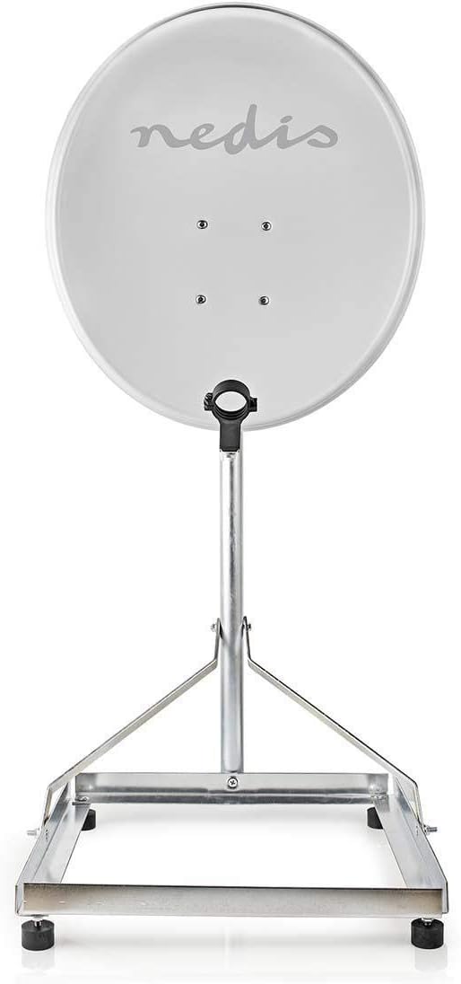 Nedis - Satellit Ständer Balcon - 1 x 50 x 50 x - Stahl 1 x 50 x 50 cm Silber, 1 x 50 x 50 cm Silber