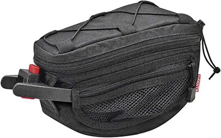 KlickFix 0216CS Unisex Contoura Satteltasche, Schwarz, 22 x 12 15 cm EU