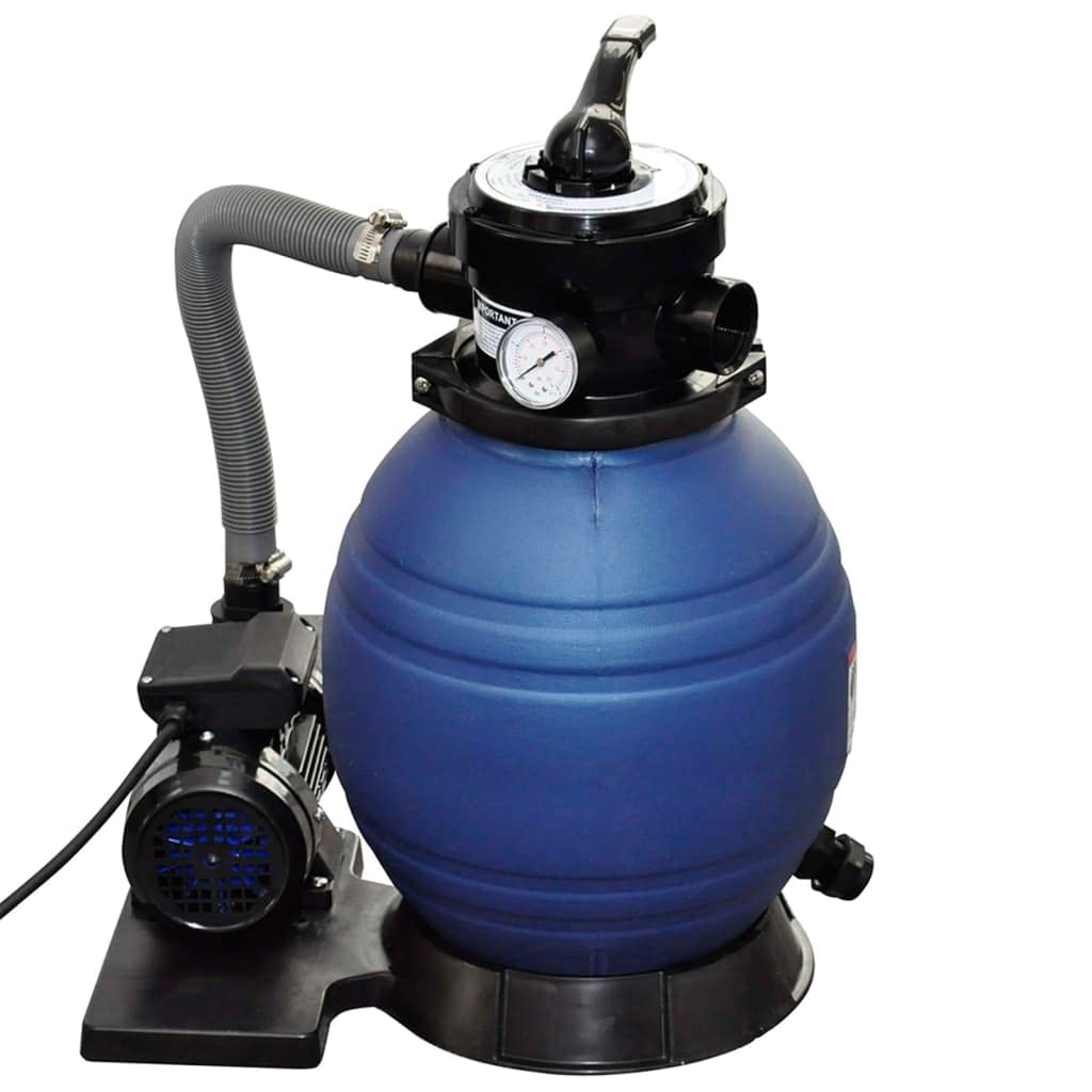 vidaXL Sandfilteranlage mit Pumpe 400W 11000L/h Pool Sandfilter Filterkessel