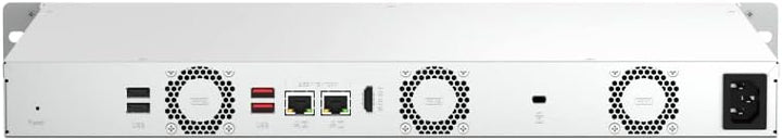 Qnap TS-464eU 8GB RAM, 2X 2.5GBase-T, 1HE, Bundle mit 4x10TB Seagate IronWolf NAS HDDs 40 TB Seagate