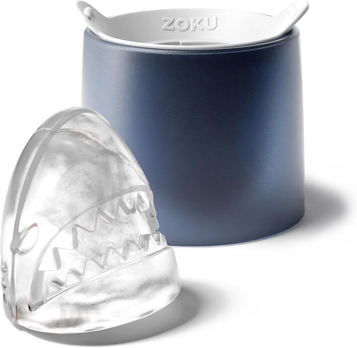 Zoku Hai-Eiskugelform enthält 2 Eisformen, Haifisch-Form, Cocktail-Eisform, Partys, Sudowners, Gin &amp;