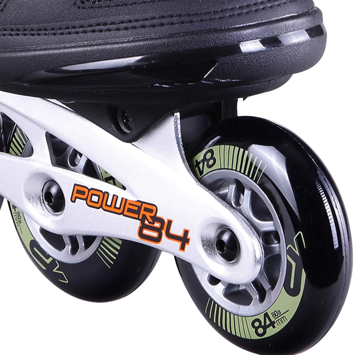 K2 Herren Power 84 Inline Skates EU: 46 (UK: 11 / US: 12) Black - Sand, EU: 46 (UK: 11 / US: 12) Bla
