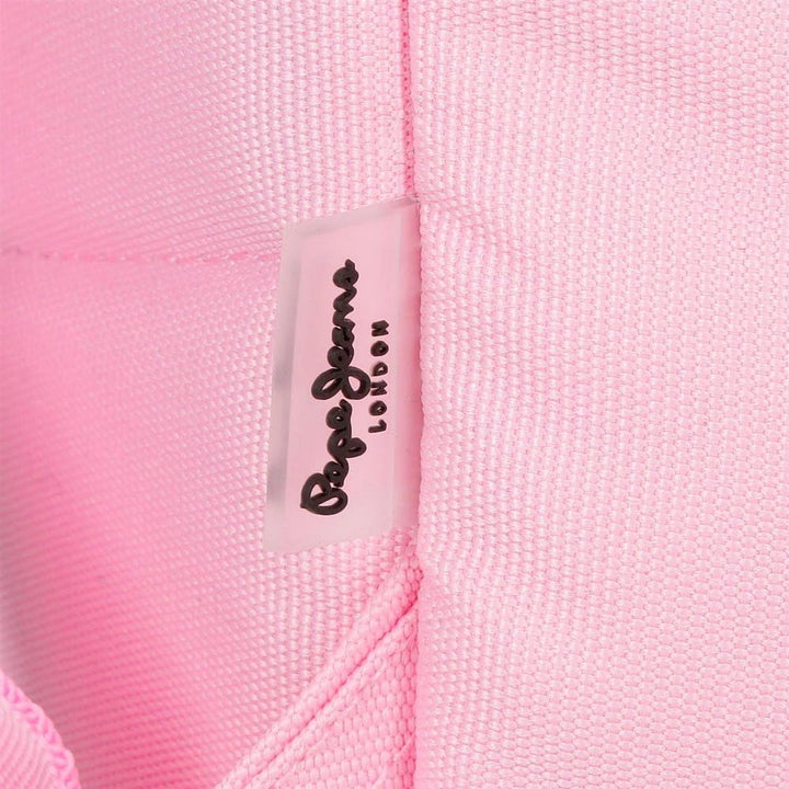 Pepe Jeans Cross Doppelfach-Rucksack Rosa 30,5x44x15 cms Polyester 20.13L Rucksack 44 Rosa, Rucksack