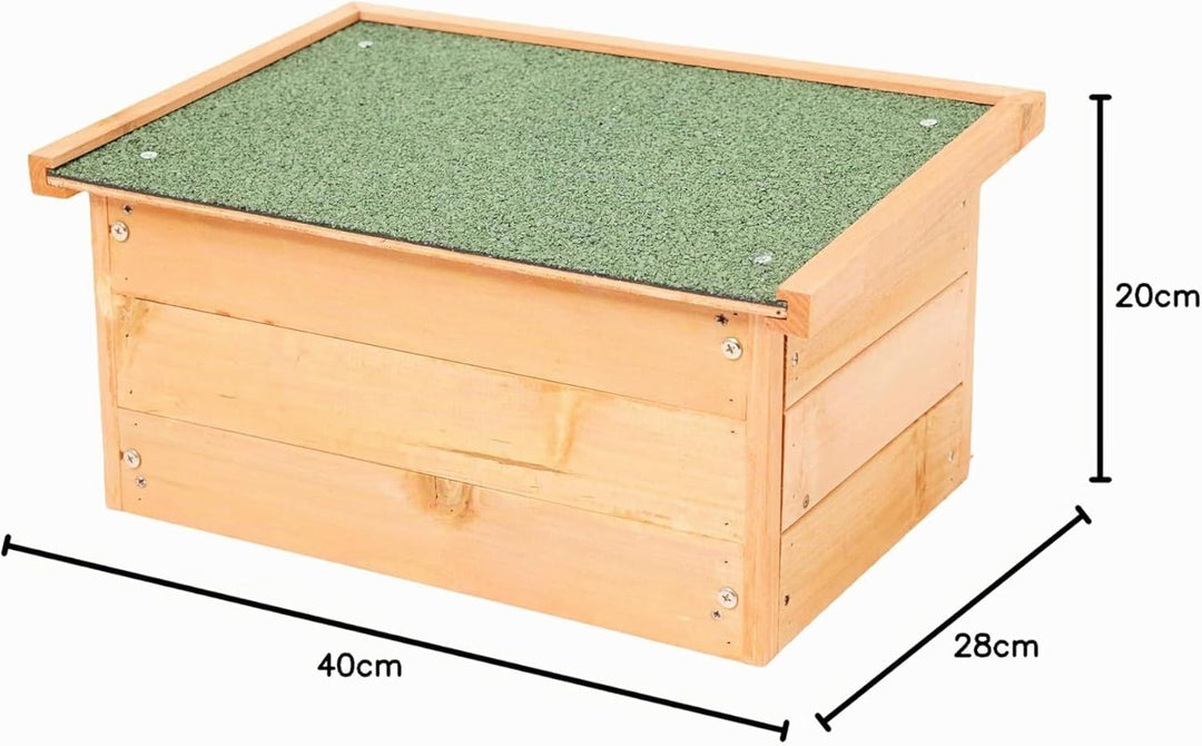 Trixie 62395 natura Kleintierhaus, 40 × 20 × 28 cm, braun, Hund, braun