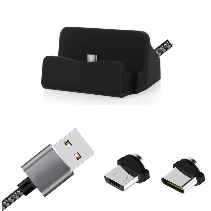K-S-Trade Dockingstation Für Samsung Galaxy A41 Hochwertige Docking Station Ladestation Synch-Statio