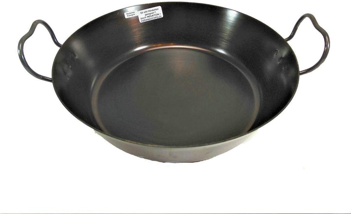 Helmensdorfer Bratpfanne | Schnitzelpfanne 32 cm gebläute Eisenpfanne