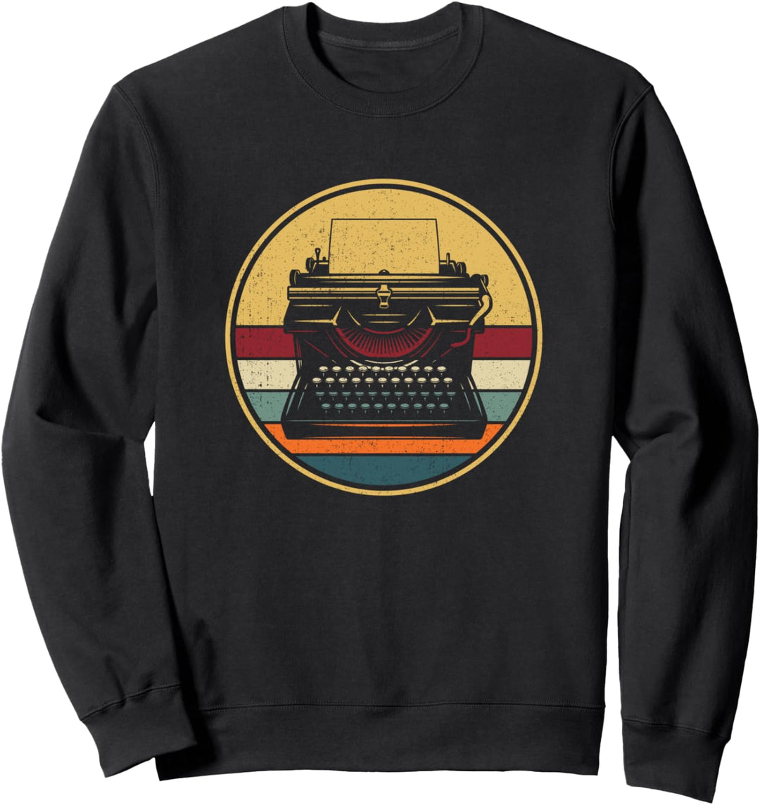 Retro Schriftsteller Literatur Buch - Vintage Autor Sweatshirt