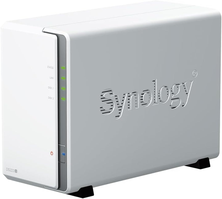 DS223j 2-Bay Diskstation NAS (Realtek RTD1619B 4-Core 1.7 GHz 1GB DDR4 Ram 1xRJ-45 1GbE LAN-Port) 24