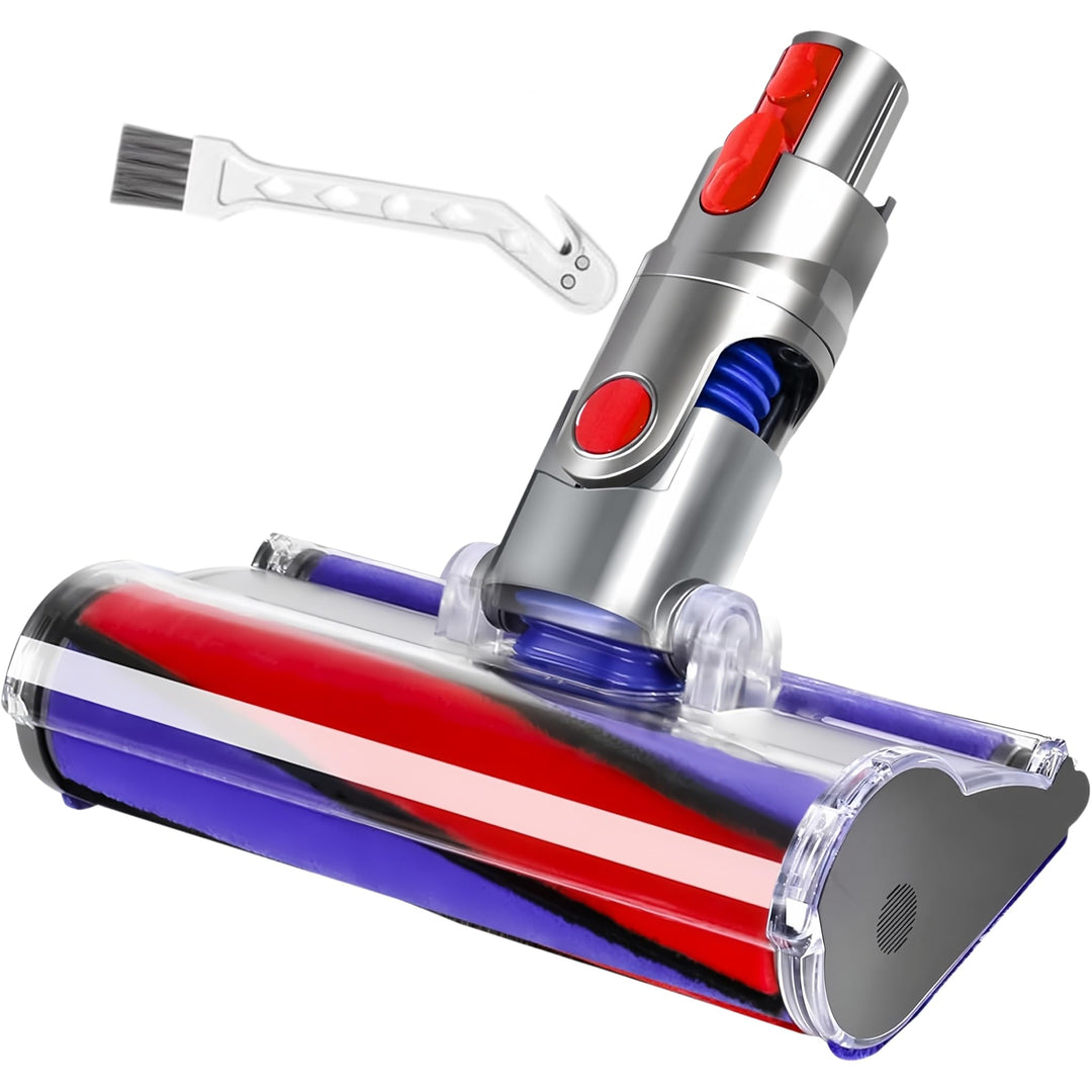 Softwalze Bodendüse für Dyson V7 V8 V10 V11 V15 SV10 SV11 SV12 SV14 SV15, Elektrischer Soft Roller B