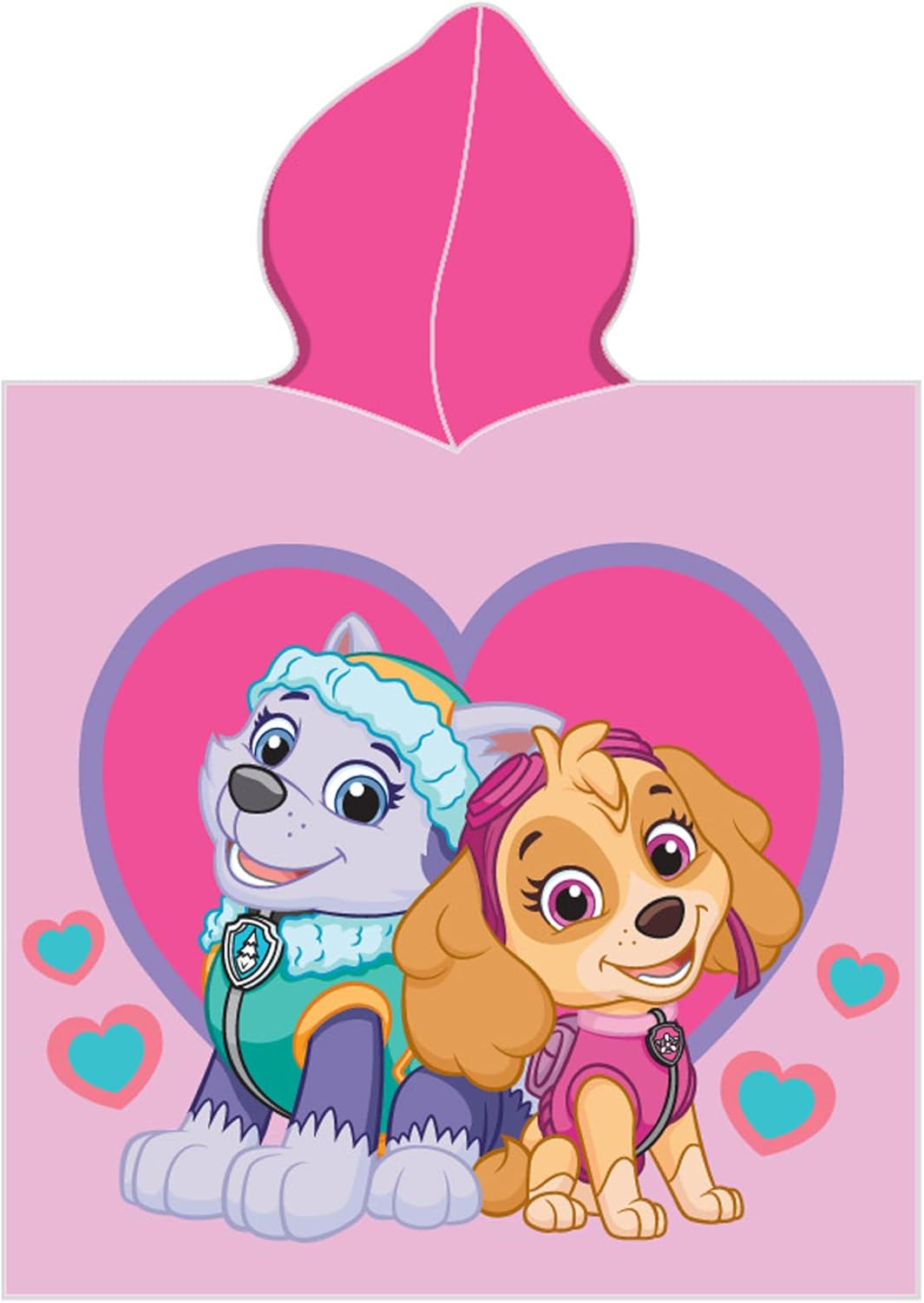 Paw Patrol Kinder Kapuzen Bade-Poncho Girl&